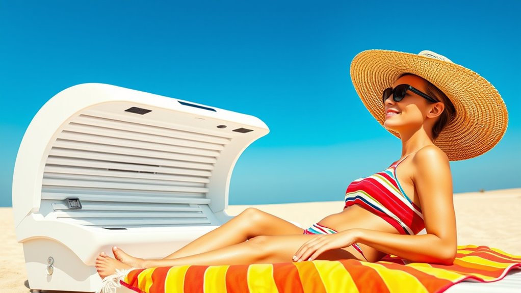 safe tanning and protection