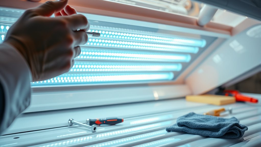 safe tanning bed operation
