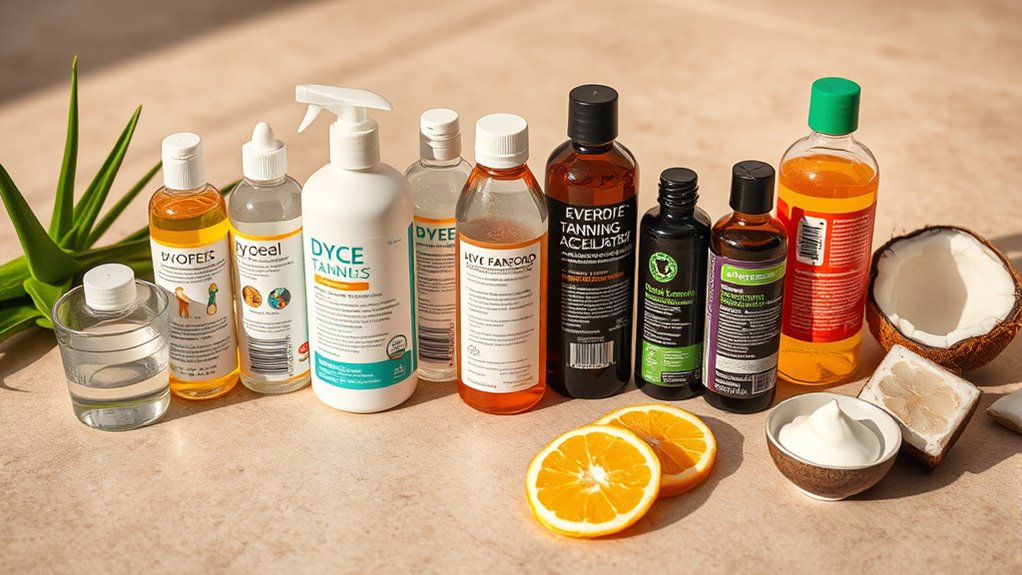 safe tanning product practices
