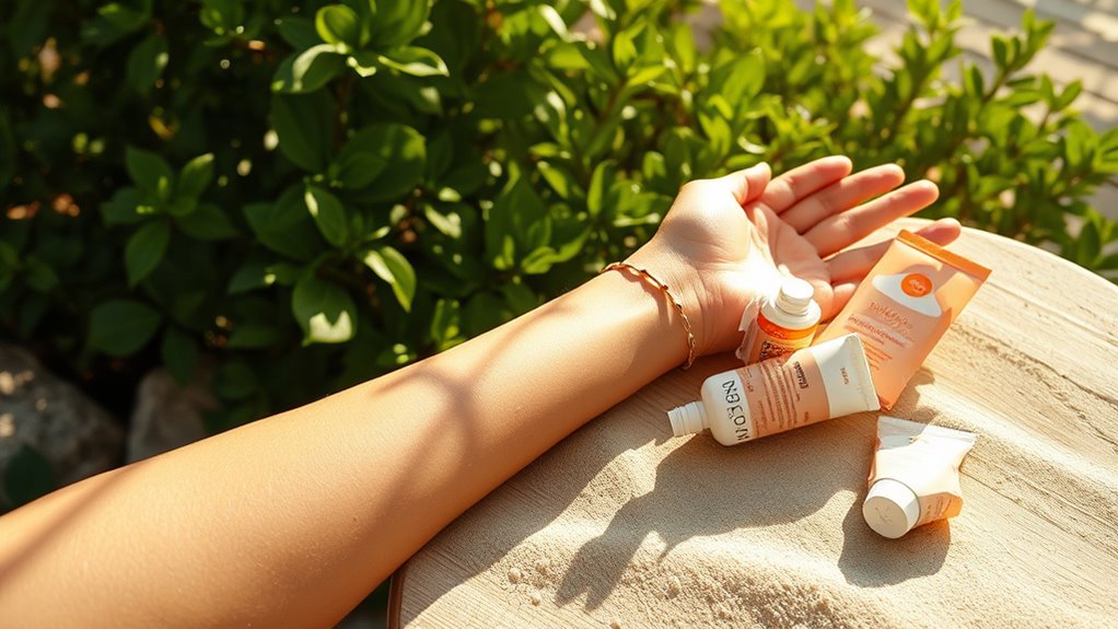 seasonal skincare and tanning