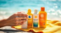 select appropriate tanning sunscreen