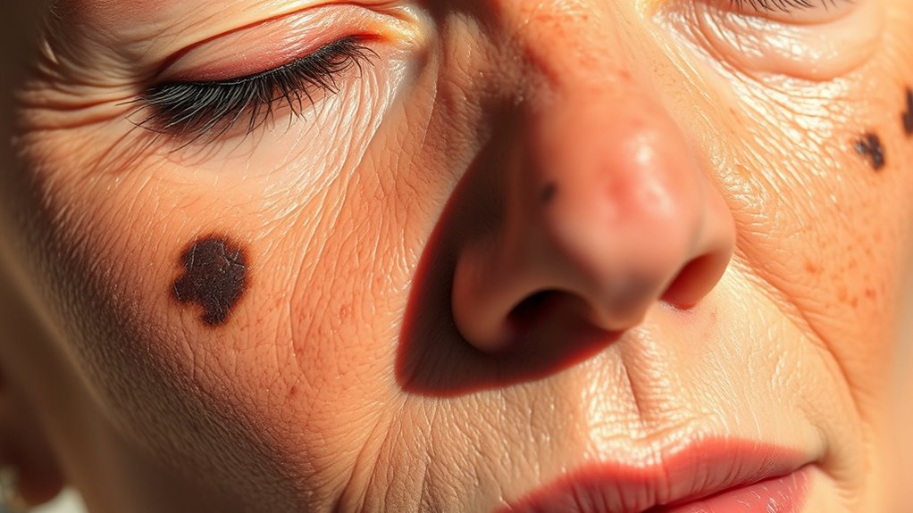 signs of sun induced aging