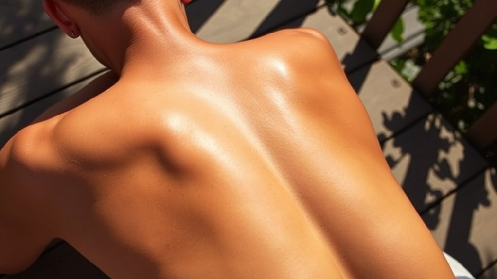 skin produces melanin naturally