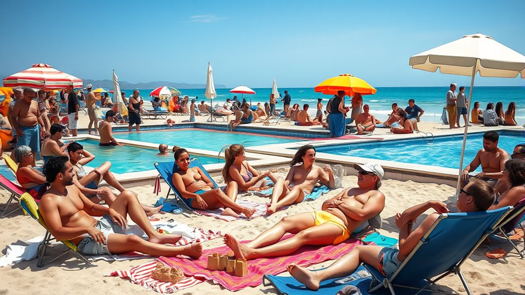 social norms promote sun tanning
