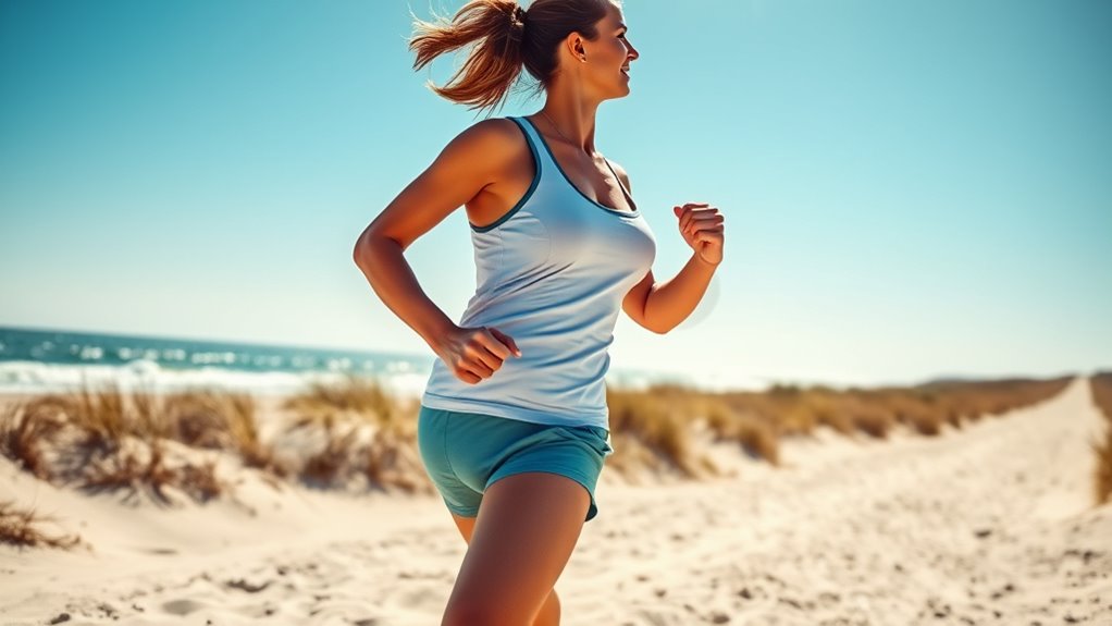 stay active to maintain tan