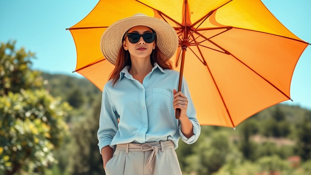stylish sun protection accessories