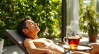 tanning boosts mental health