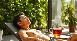 tanning boosts mental health