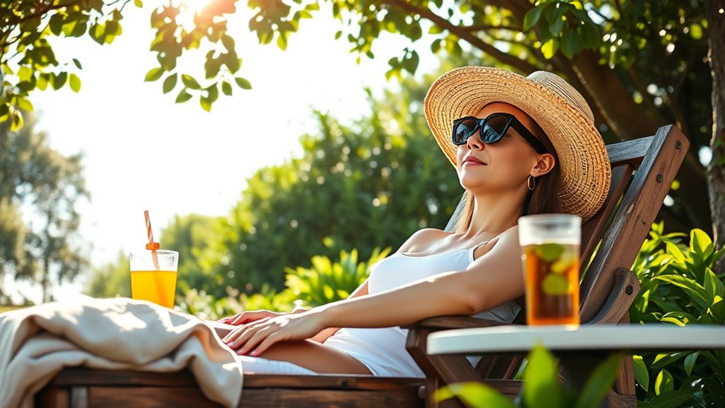 tanning boosts mood naturally