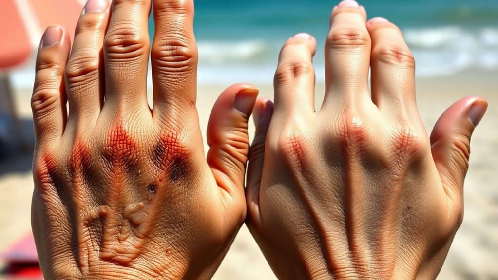 tanning signals damage not protection