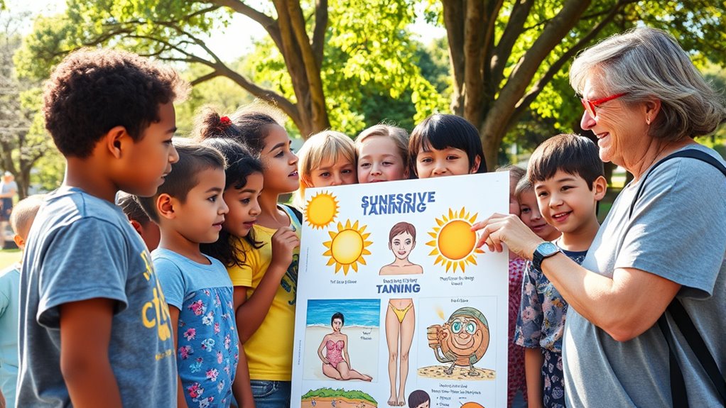 teach kids sun safety