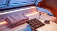 top tanning bed comfort accessories