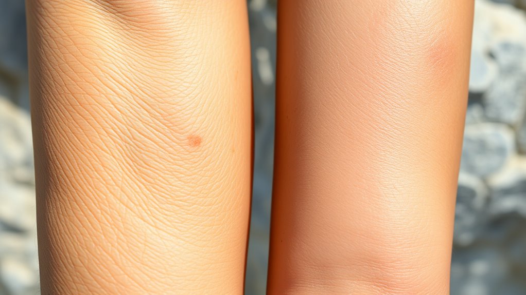uv rays damage skin structure