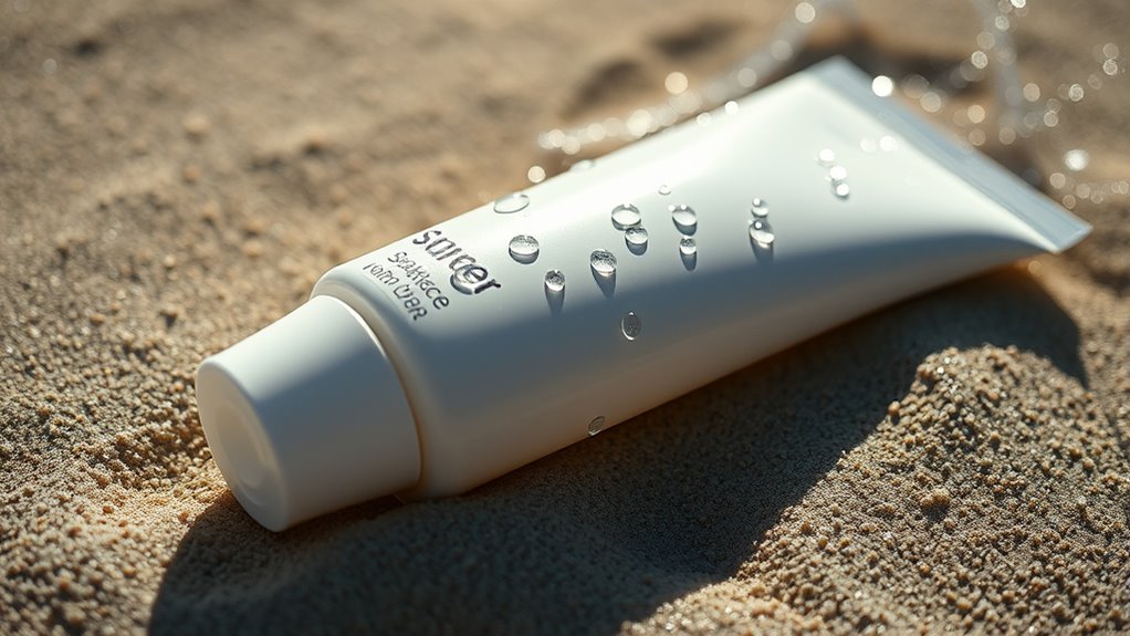water resistant sunscreen formulations