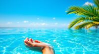 water s sun protective effect