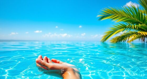 water s sun protective effect
