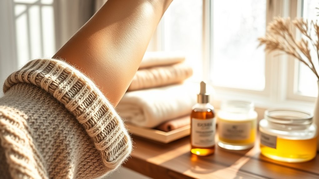 winter skincare routine adaptation