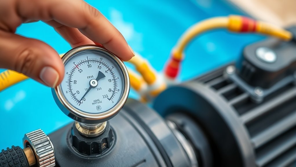 check pool water pressure