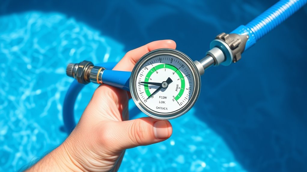 check pressure and flow