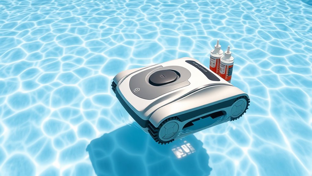 coordinate cleaning with chemicals