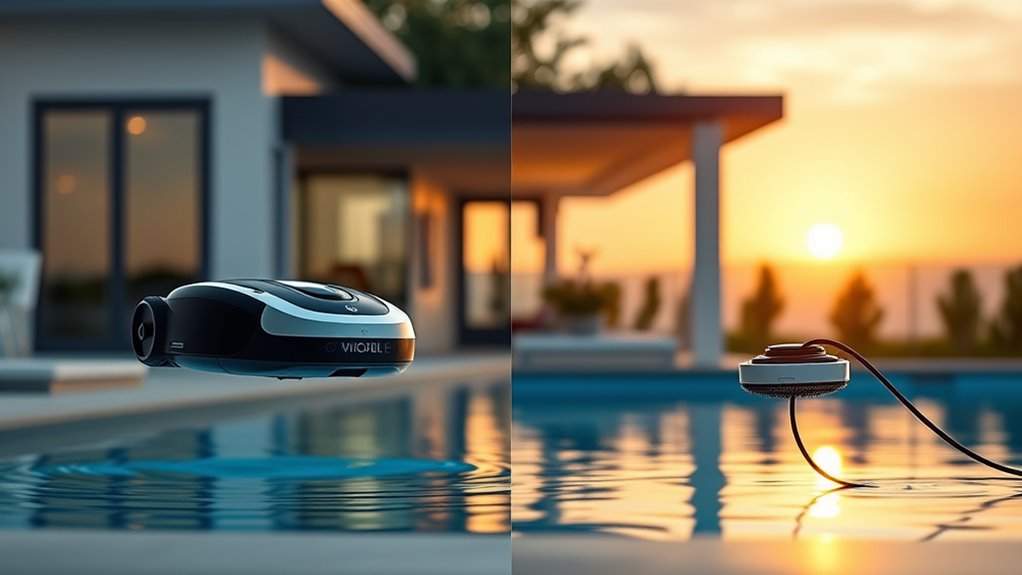 cordless user friendly pool cleaner