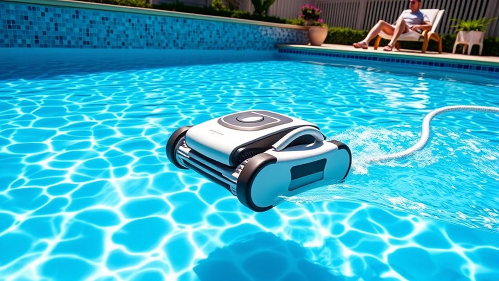 effortless autonomous pool cleaning