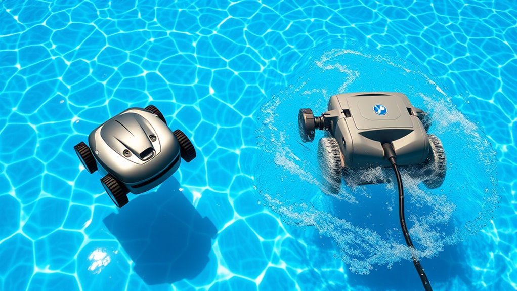 energy efficient robotic pool cleaners