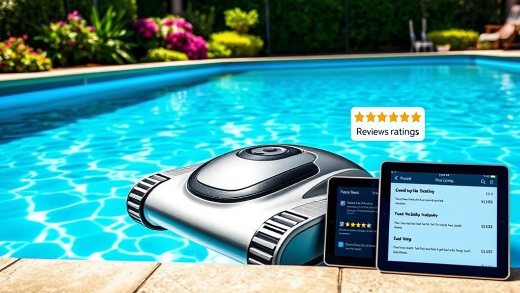 evaluate reviews for pool cleaners