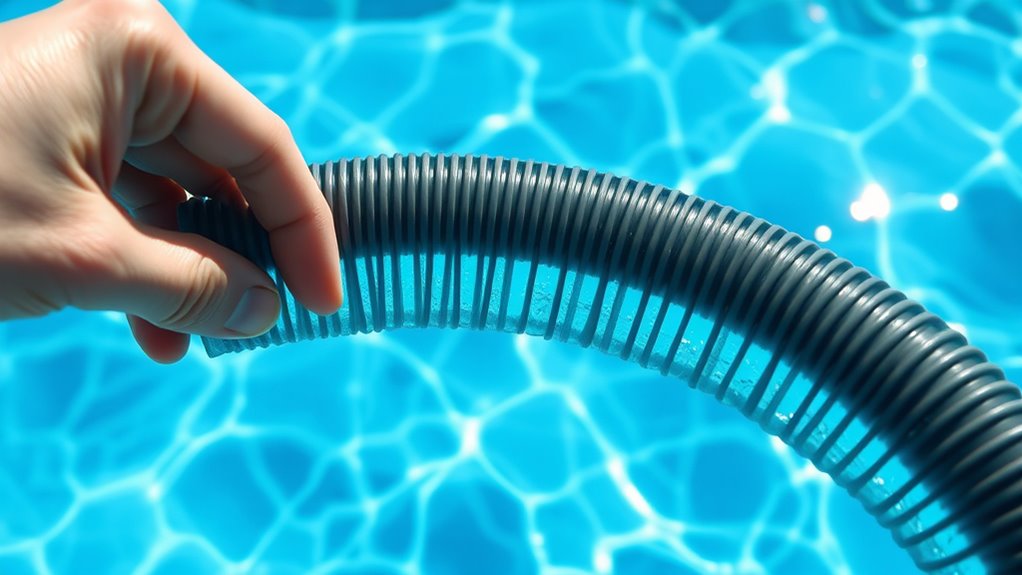 inspect hose for damage
