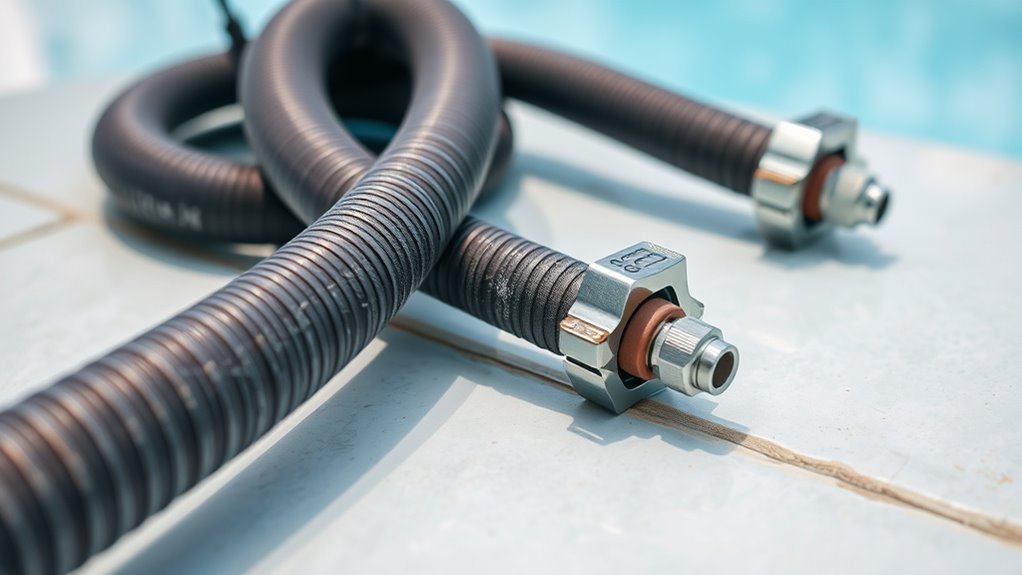 inspect hoses for cracks