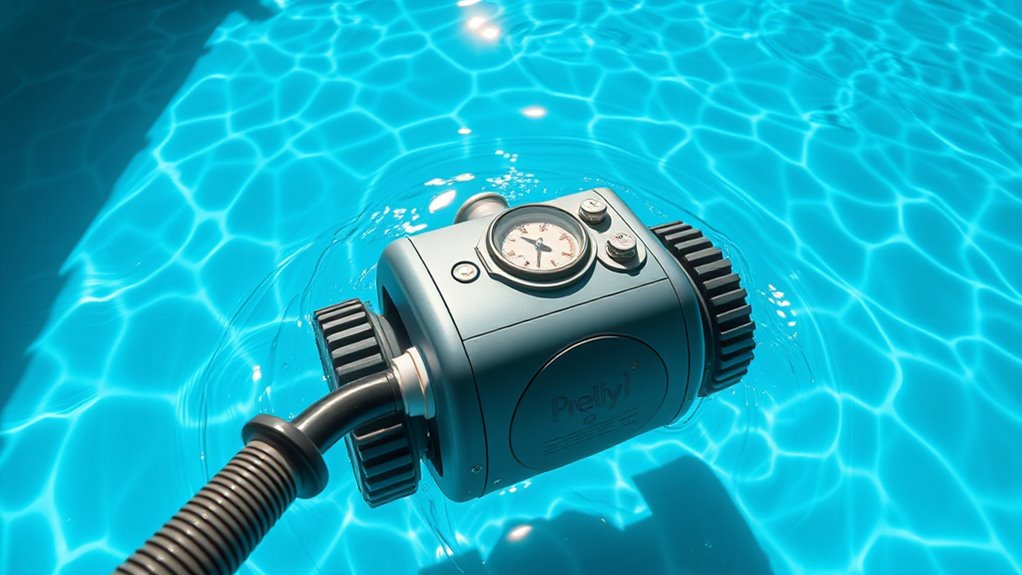 monitor and adjust water pressure