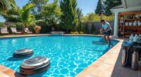 optimized pool maintenance routine