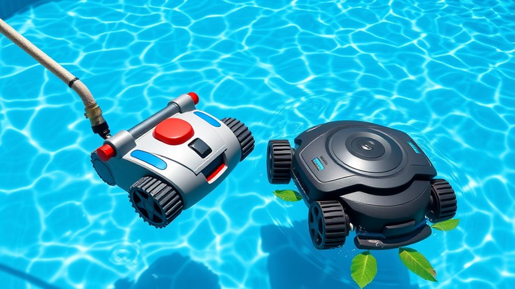 pool cleaner comparison factors