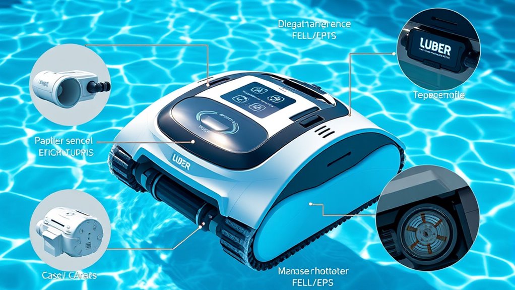 pool cleaner maintenance alerts