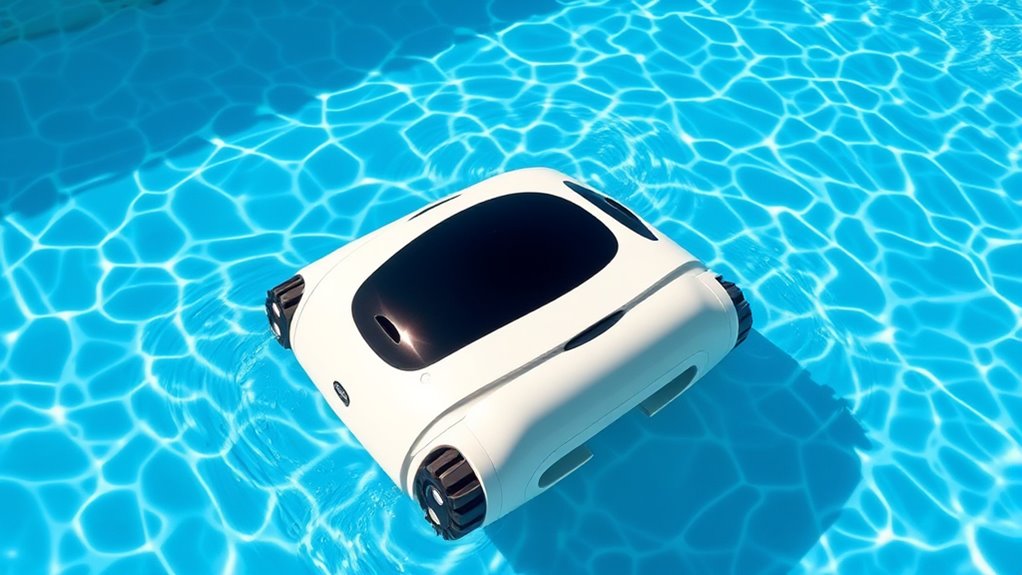 pool cleaner water impact
