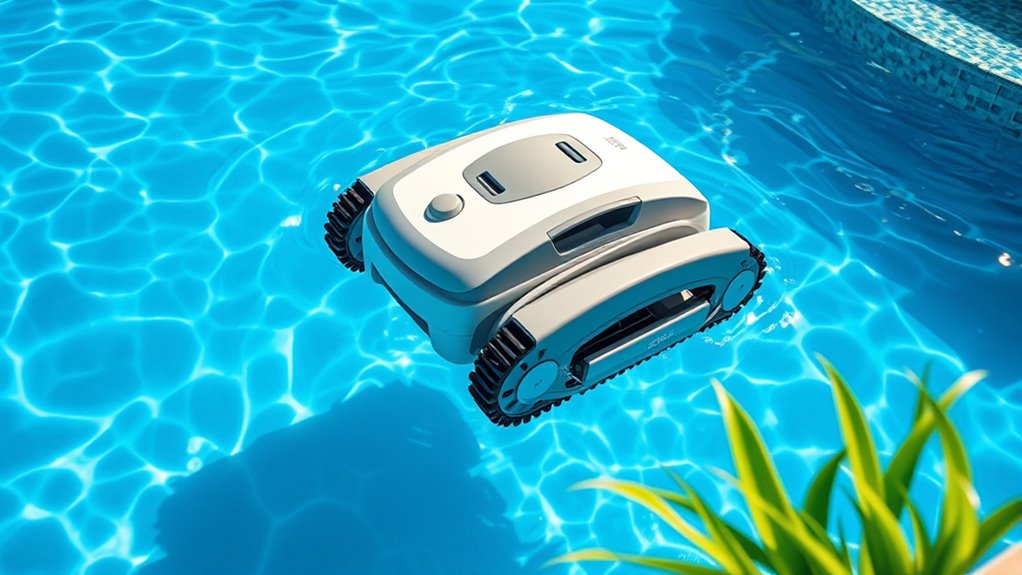 pool size features battery