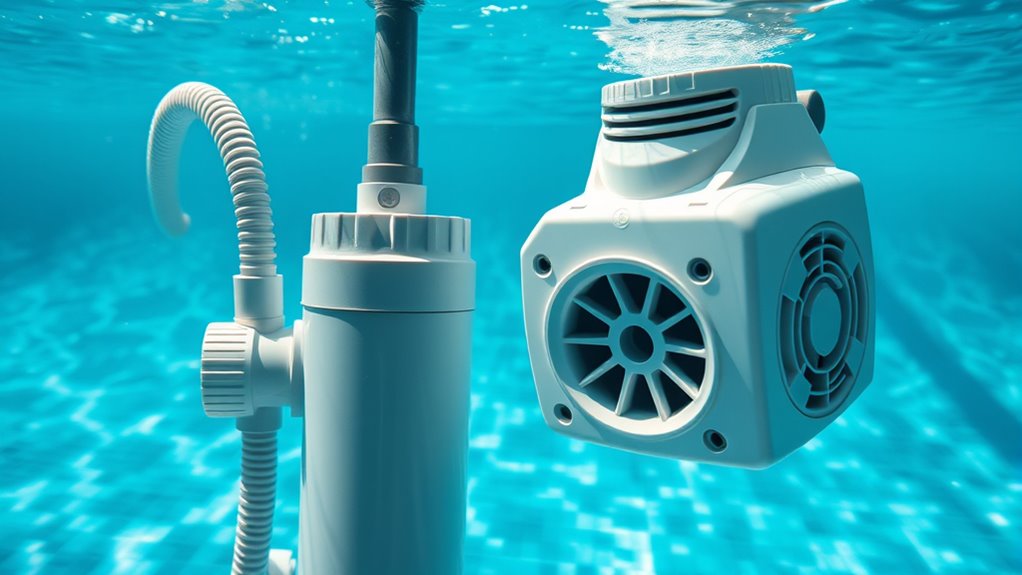 powerful efficient pool cleaning