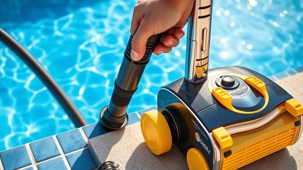 prepare pool and equipment