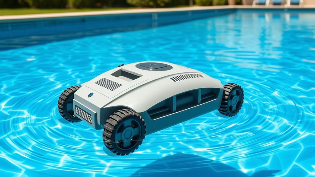 quiet sound insulated pool cleaner