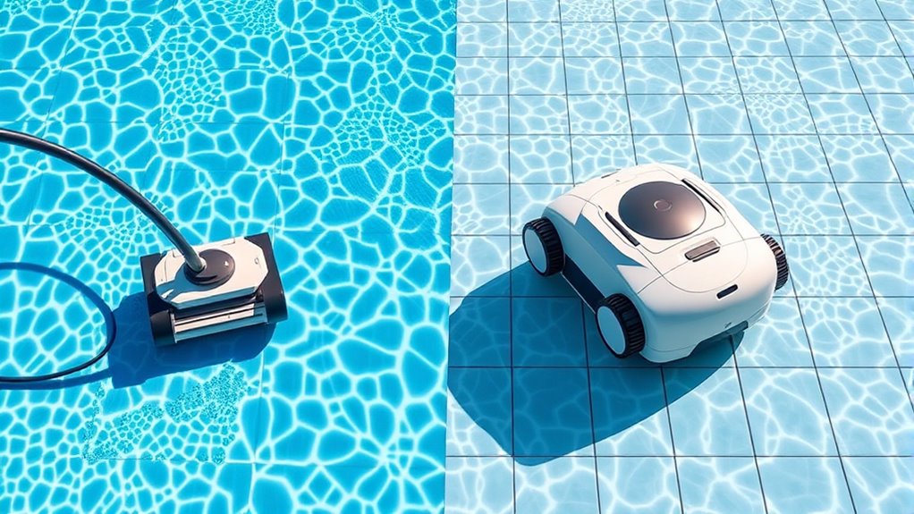 robots clean pools efficiently