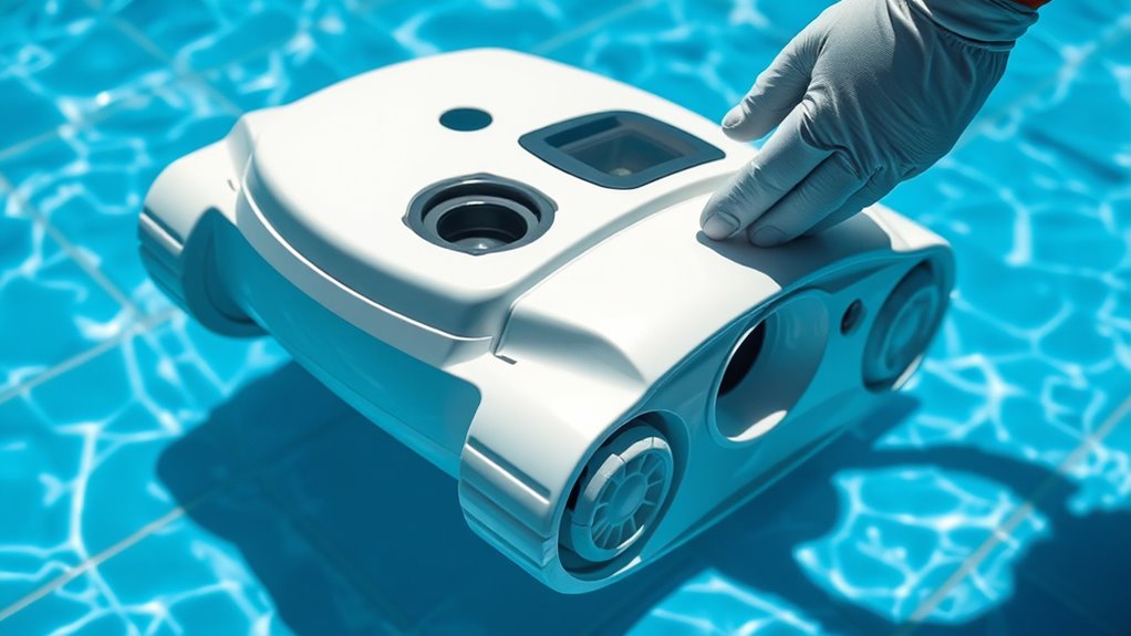 routine pool cleaner maintenance