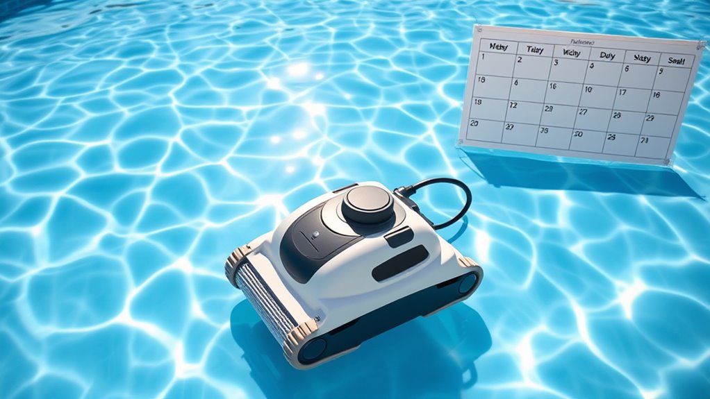 schedule cleaner for optimal duration