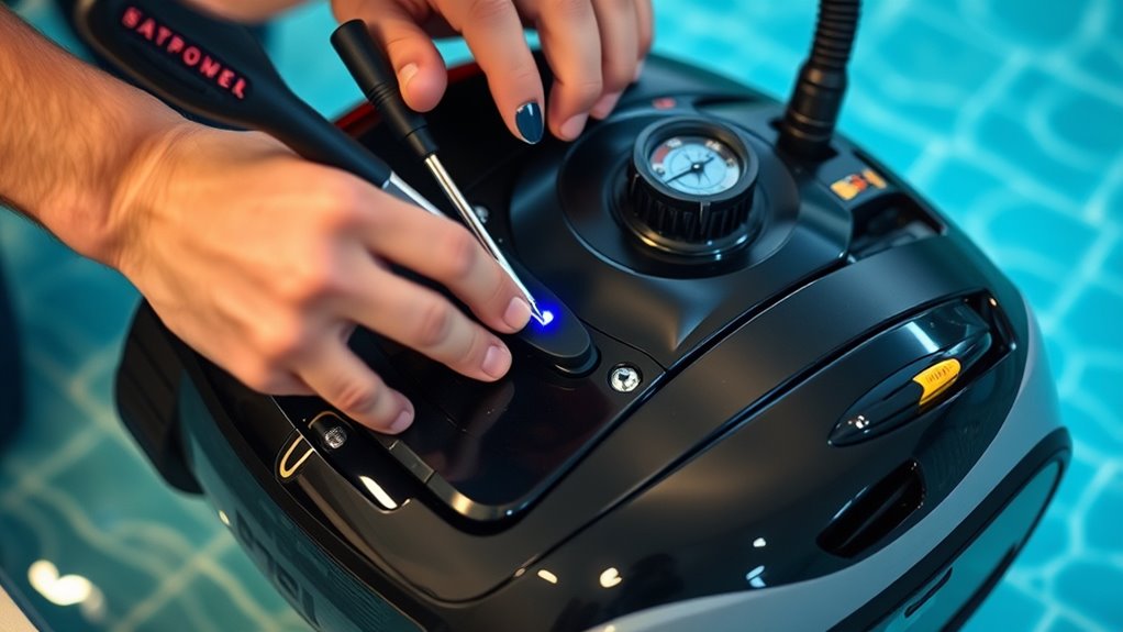 sensor cleaning and calibration