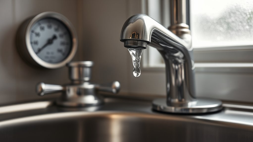 signs of low water pressure
