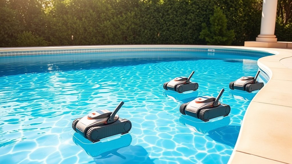 silent pool cleaning options