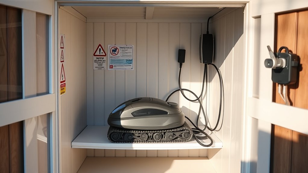 store charge prevent hazards