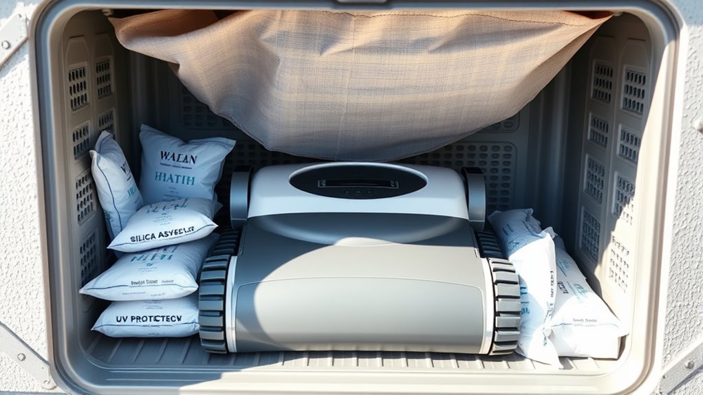 store device in shade