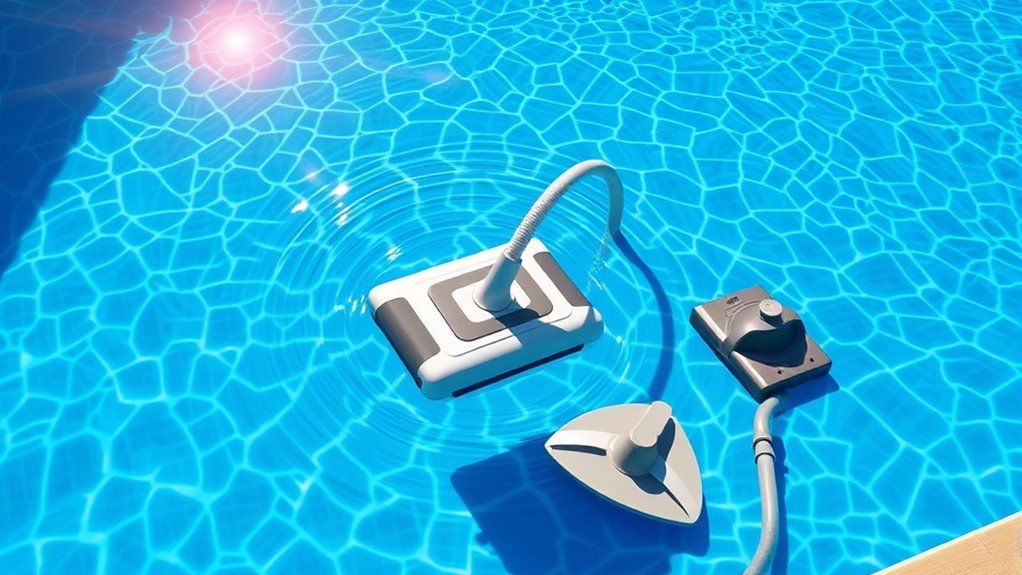 strategic pool cleaner placement