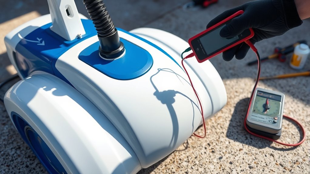 test motor and check functionality