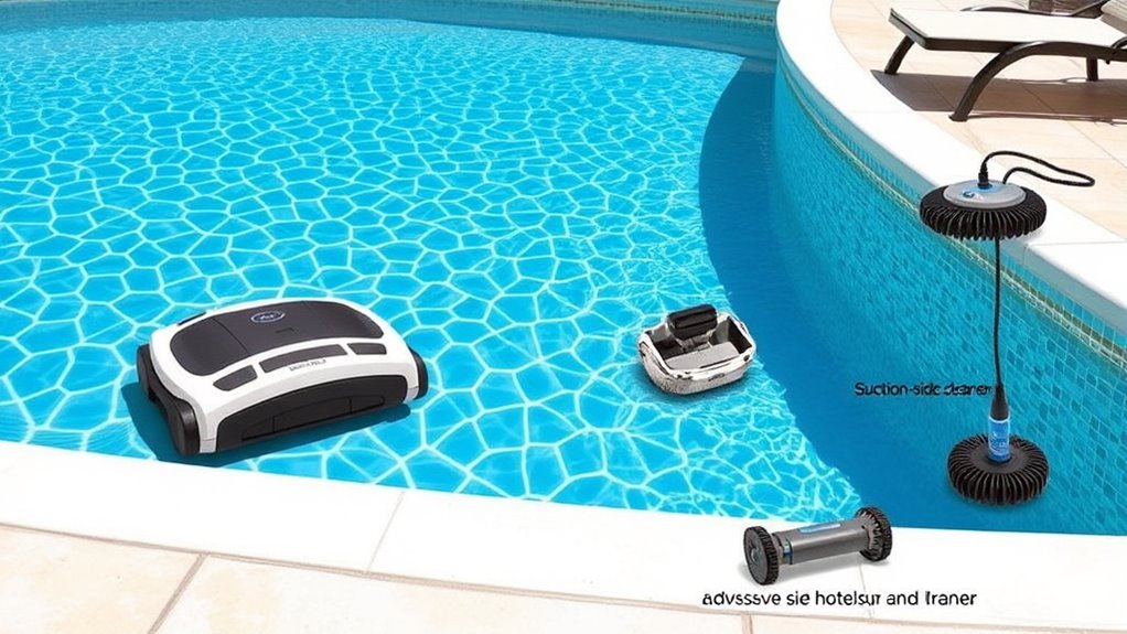 types of pool cleaning technologies